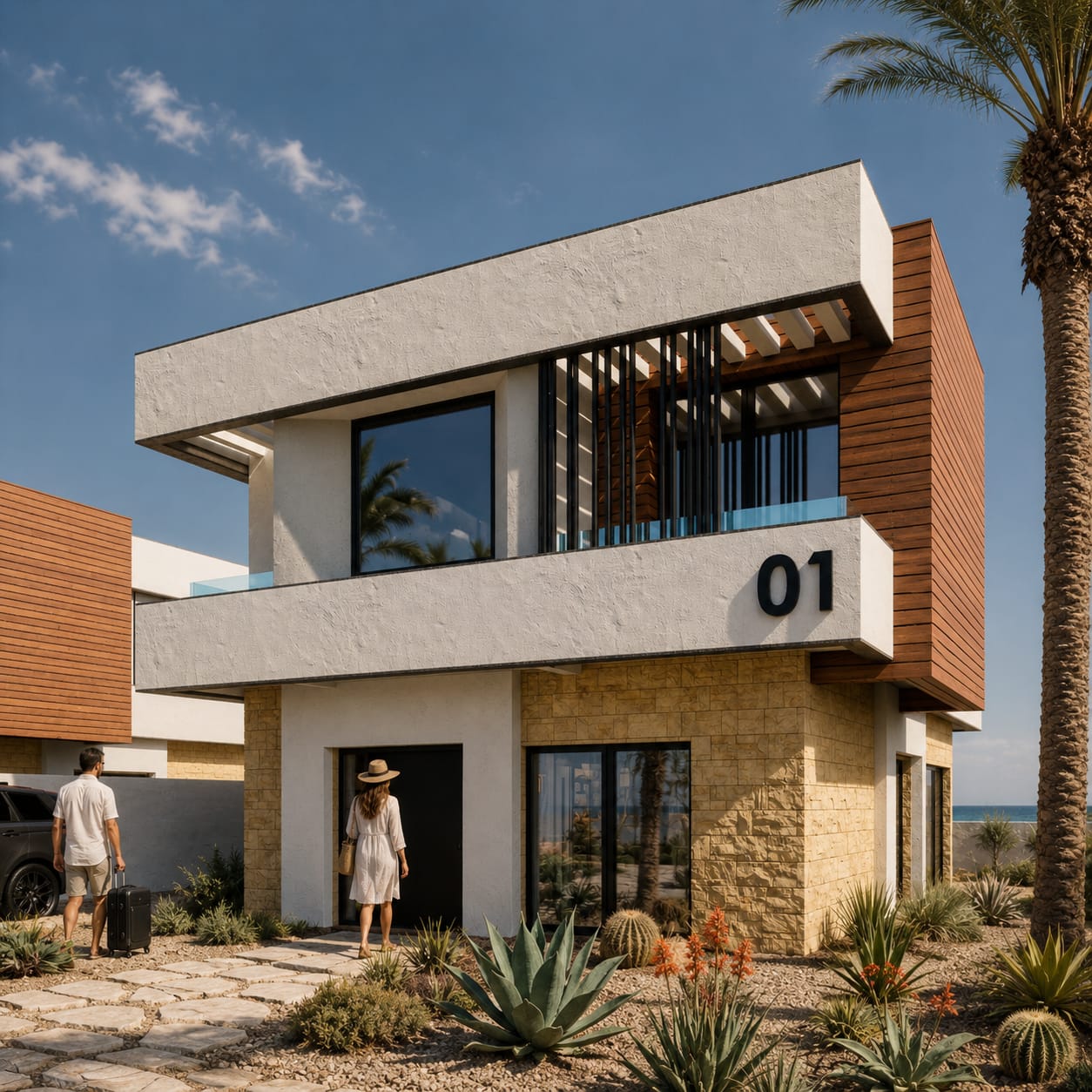 Aglou — villas pieds dans l'eau