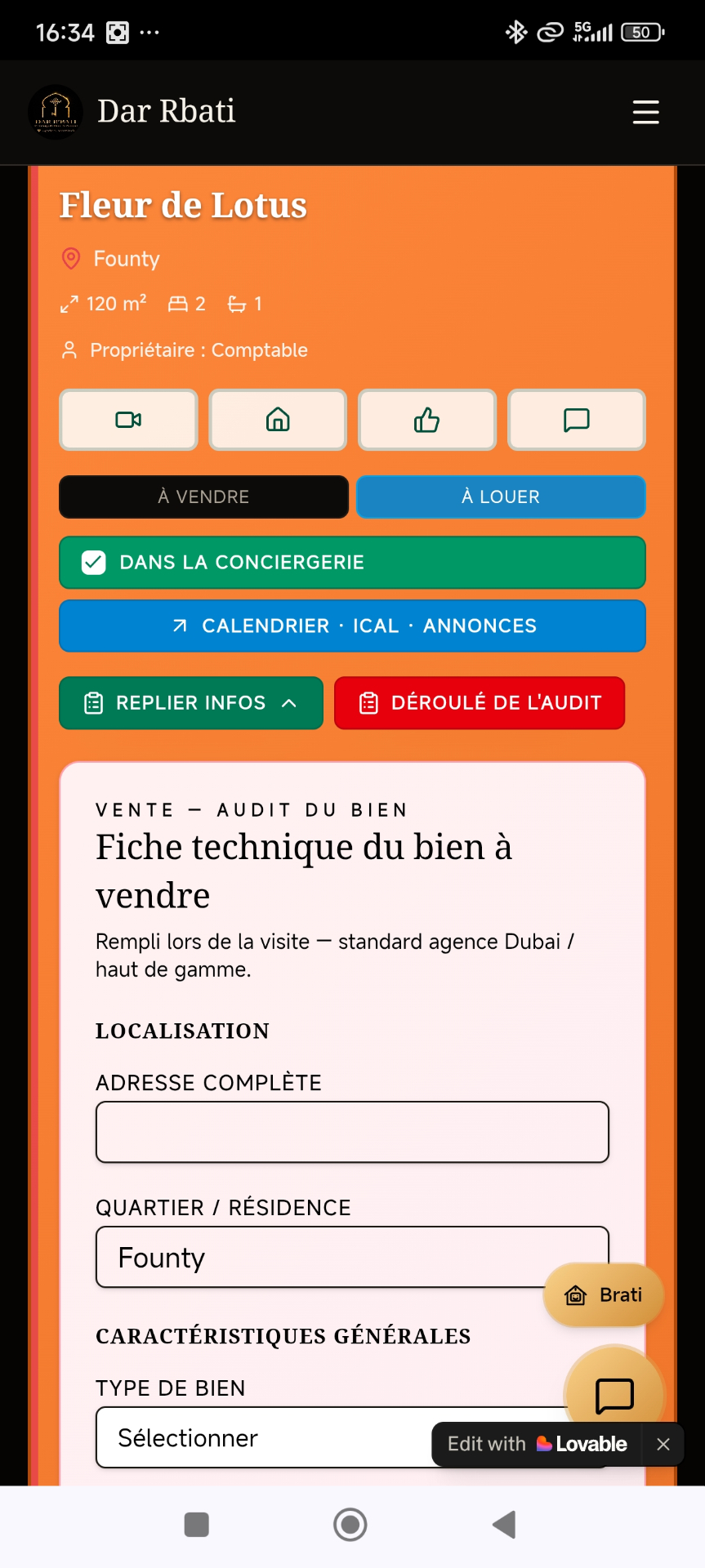 Fiche technique