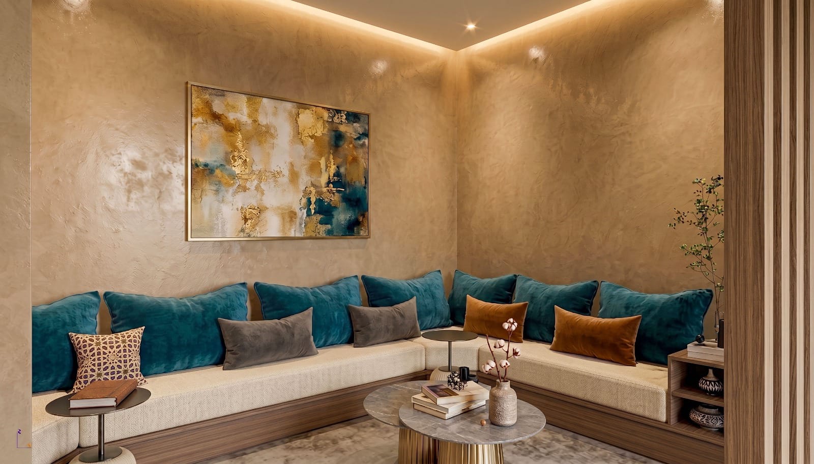 Intérieur de villa Aglou